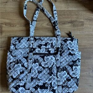 Vera Bradley Black and White Quilted Tote